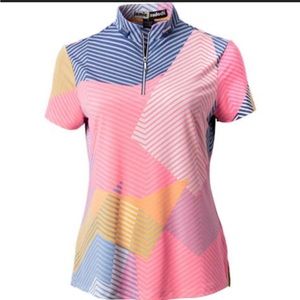 Jamie Sadock Crunch Short Sleeve Golf Shirt - Size Small